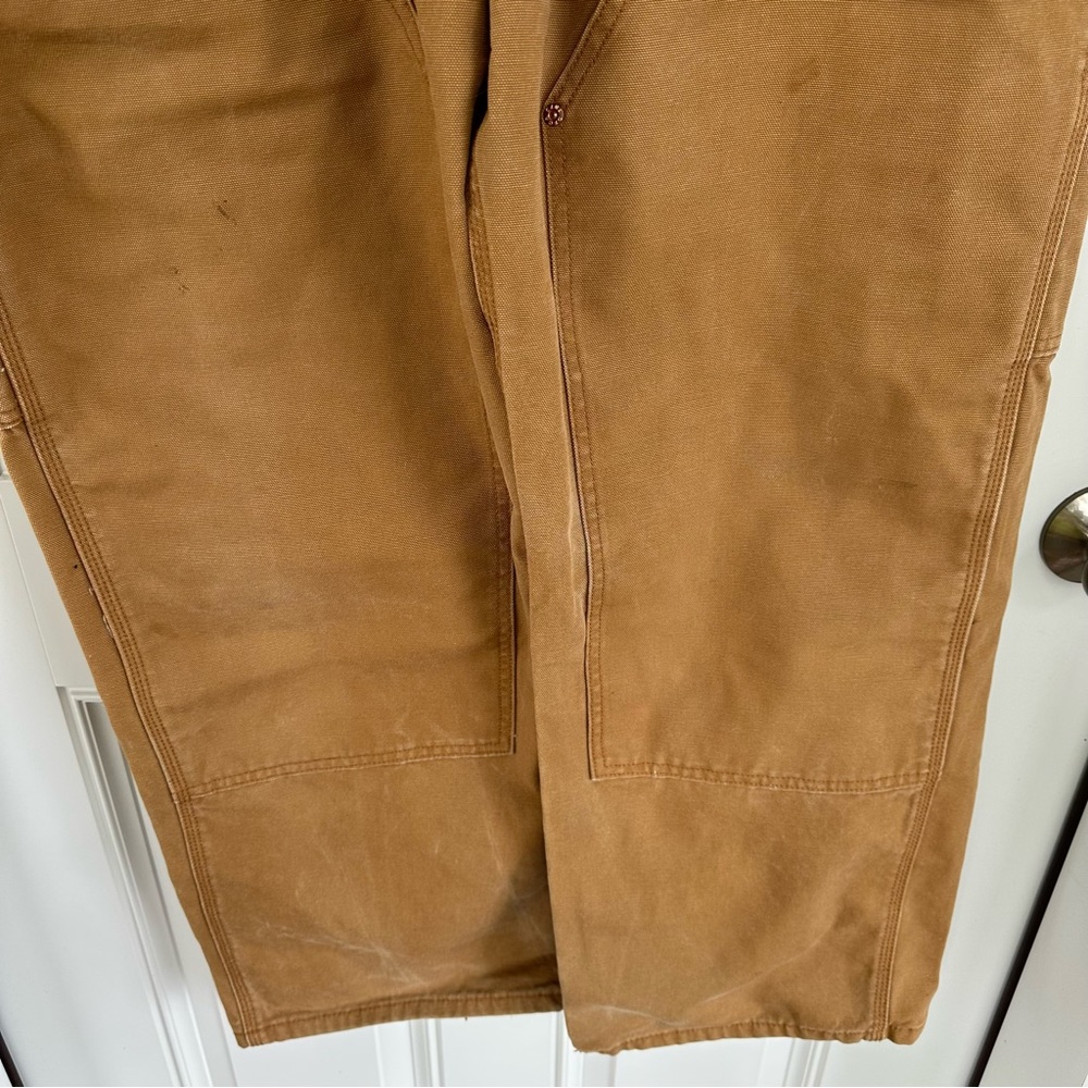 Levi’s Strauss Professional Grade Workwear 100%Cotton Coveralls Tan Men’sW44 L32 - Picture 3 of 9